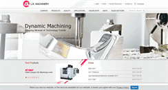 Desktop Screenshot of lkmachinery.com.tw