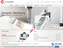 Tablet Screenshot of lkmachinery.com.tw